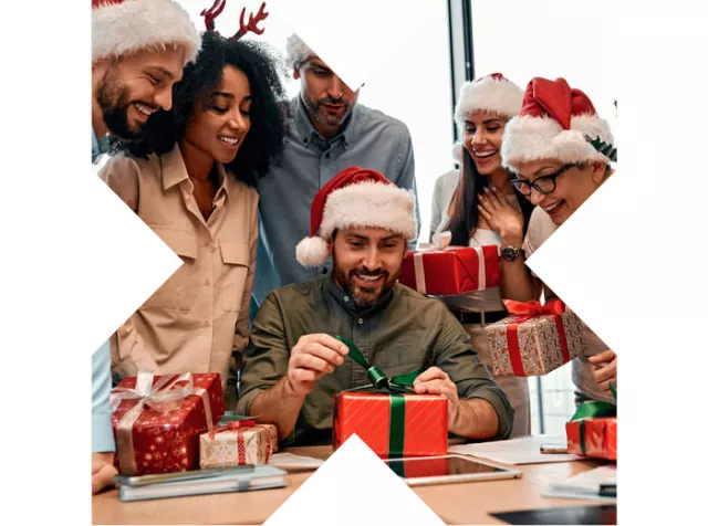 Tarjetas navidad para clientes