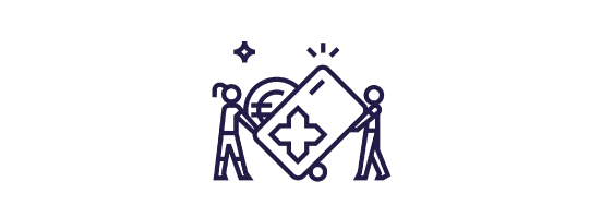 Icono recibe las soluciones Pluxee Shop que deseas entregar a tus colaboradores 